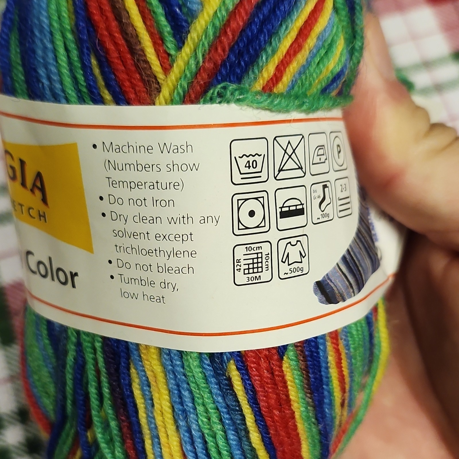 Regia Stretch Crazy Color Sock Yarn Ball 70% New Wool Multicolor Super Fine