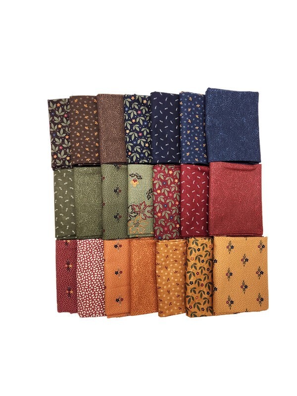 10 Fat Quarters – Kansas Troubles by Moda Calico Floral Flowers Quilting M228.05