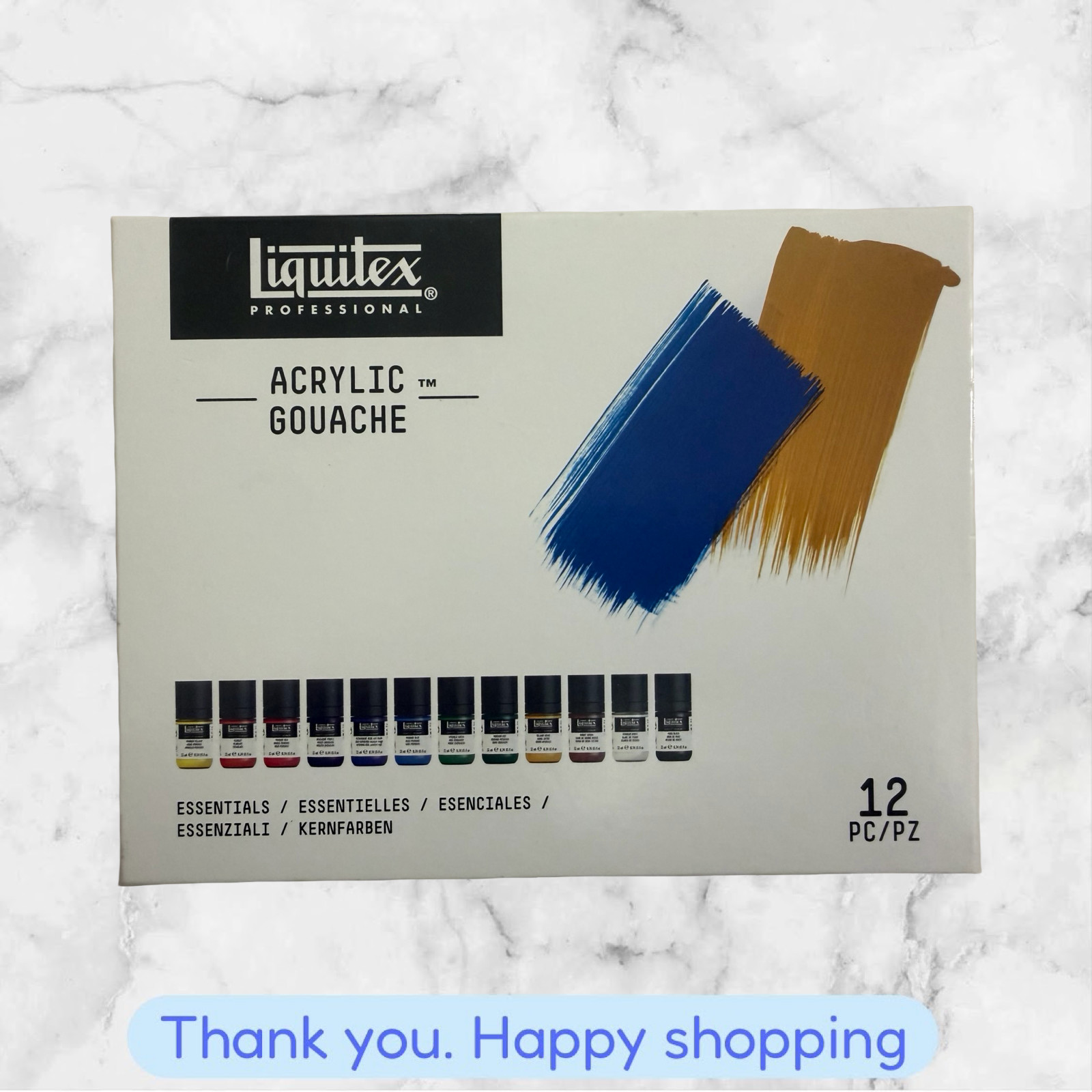 Liquitex Professional Acrylic Gouache, 12pcs BRAND NEW SHIPPING