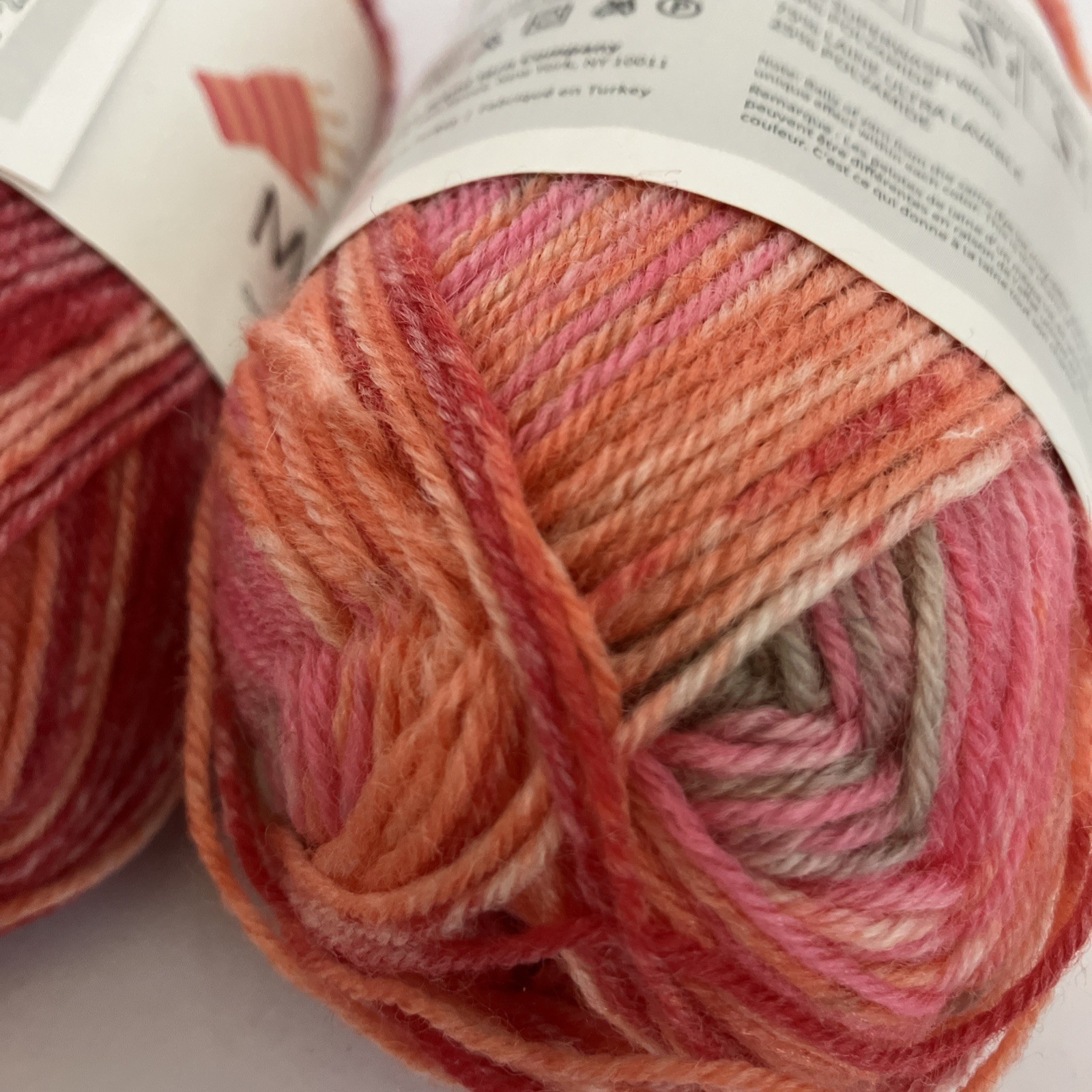 Lion Brand Lot 3 of Mani‑Pedi Knee Superwash Wool Sock Yarn 219yd Super Fine 1