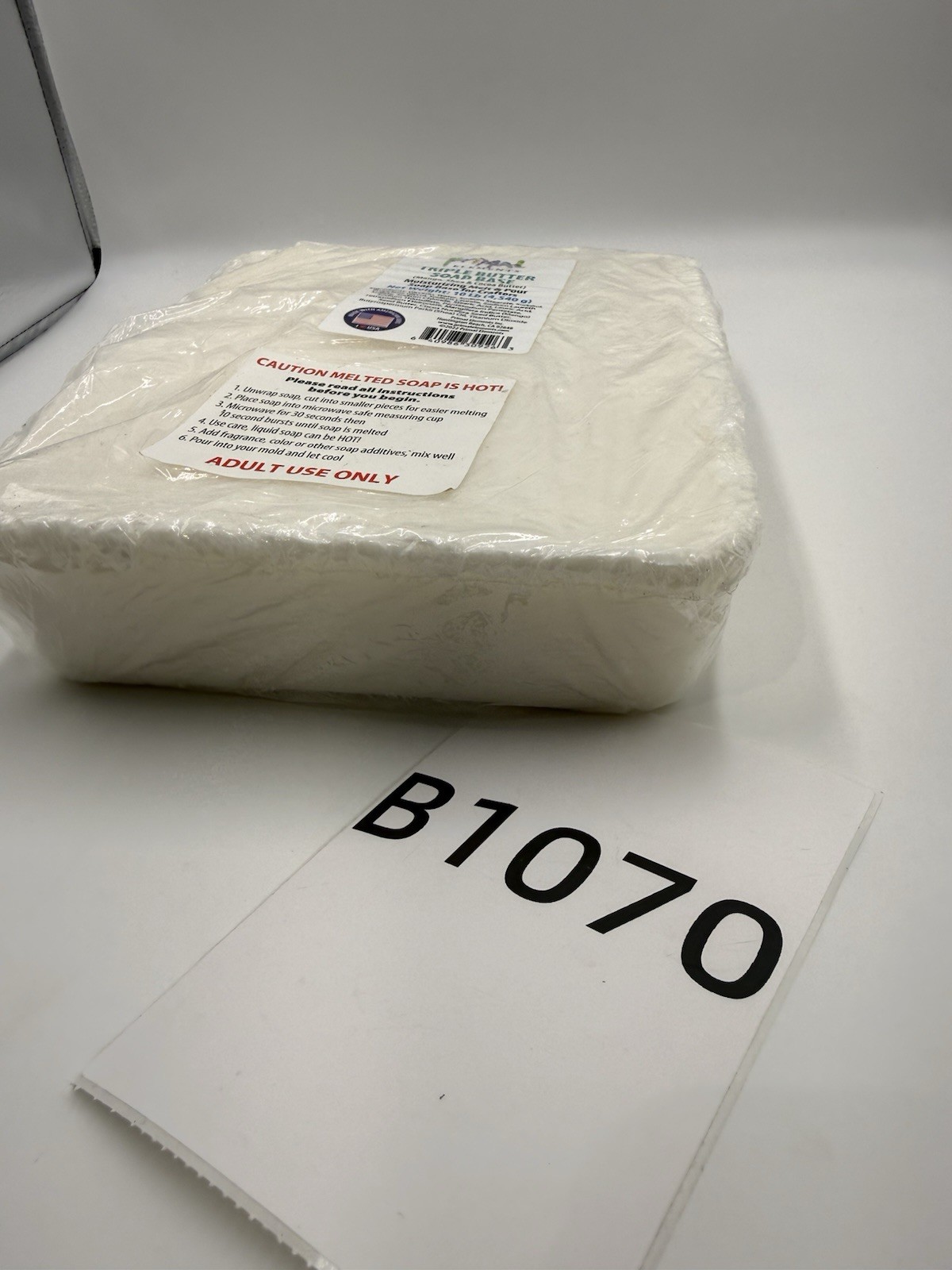 Primal Elements Shea Butter Soap Base Vegan, Cruelty Free, Easy to Cut -10 Pound