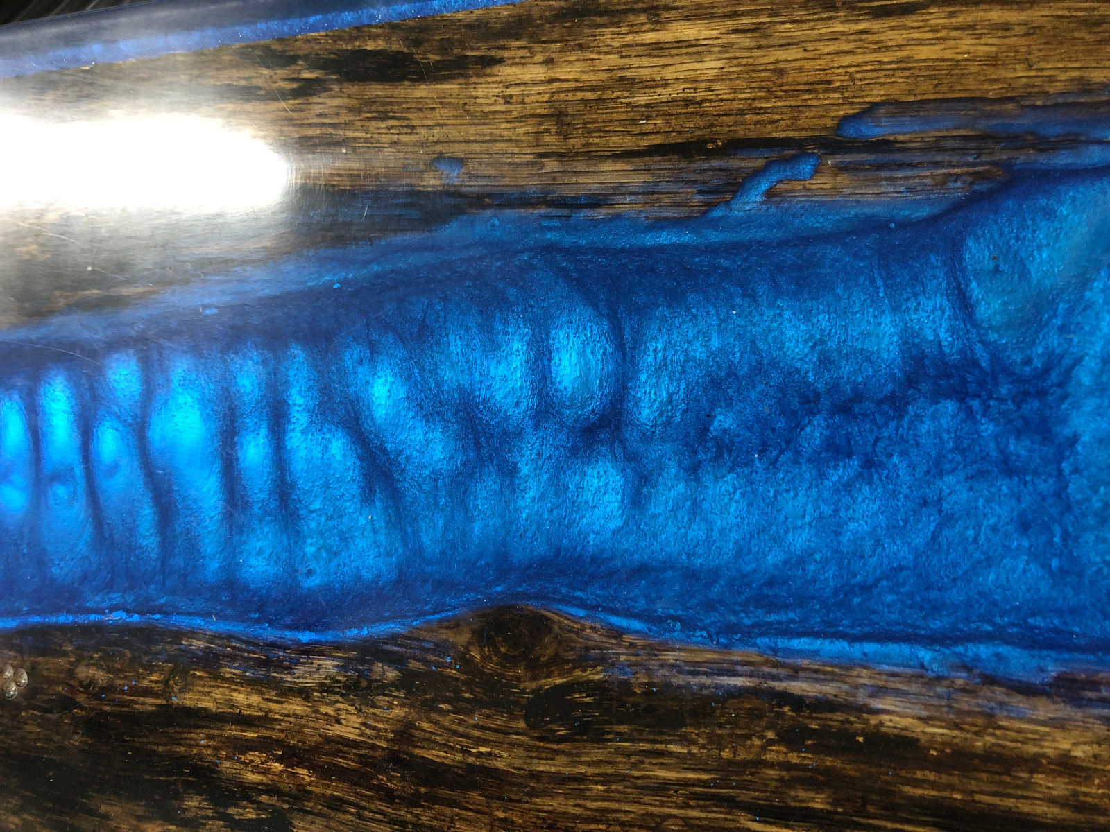 Prussian Blue Pearlescent Resin & Epoxy Powder Pigment – 45 Grams – FDA approved