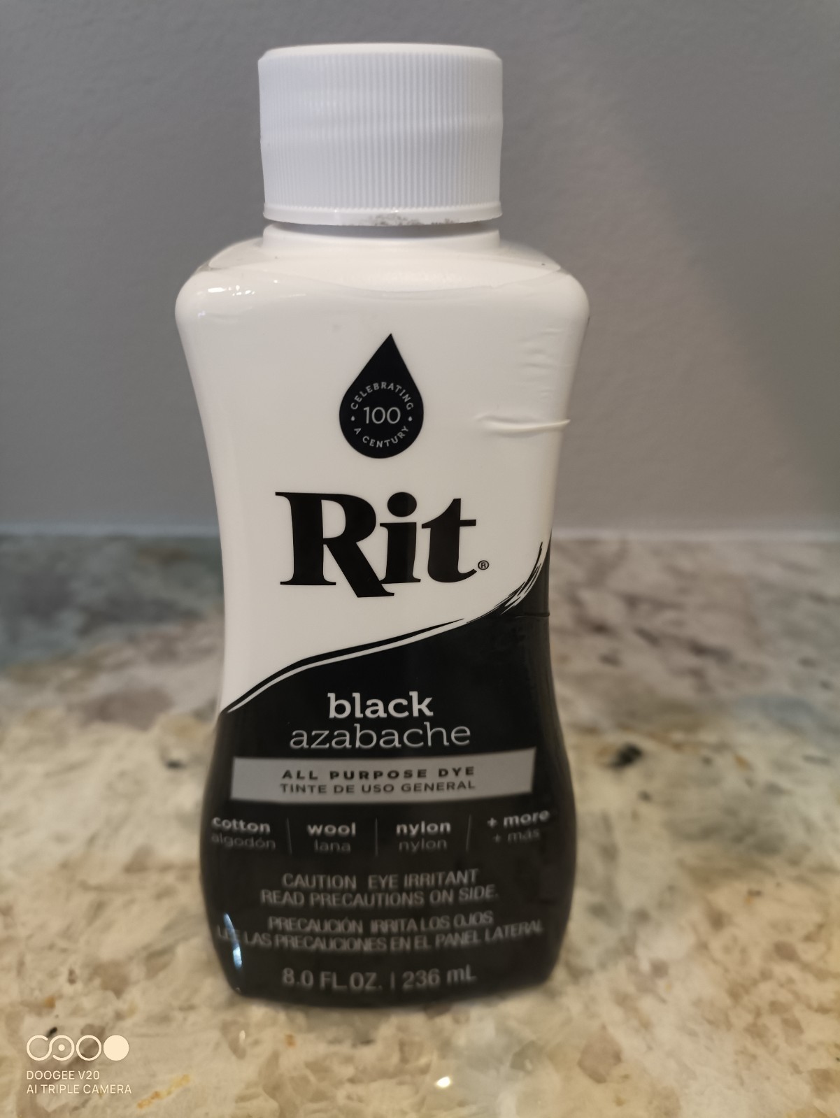 Rit All Purpose Liquid Dye, Black – 8oz