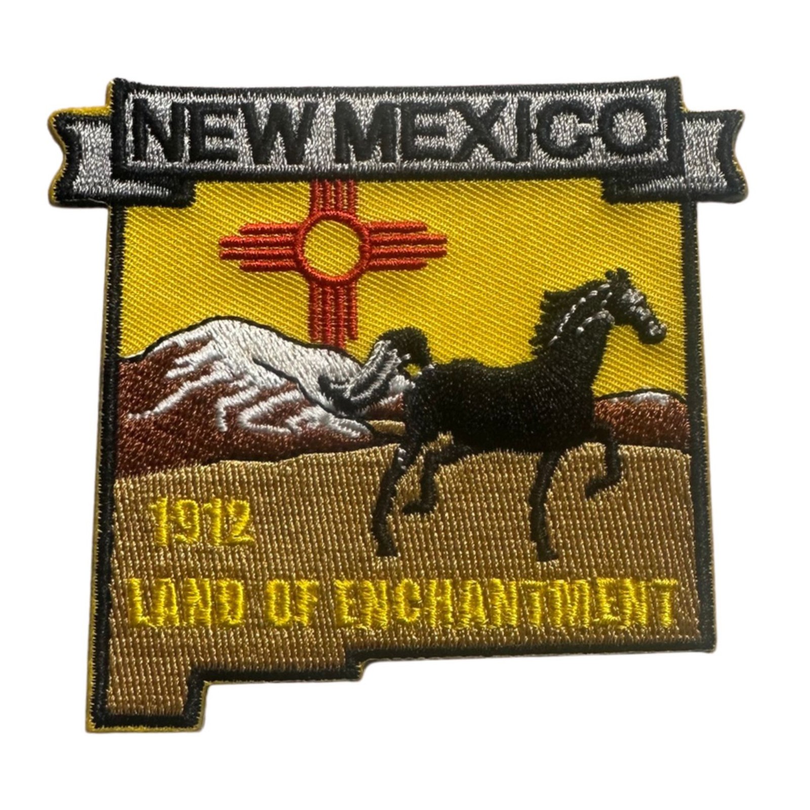 State Of New Mexico NM Embroidered Iron On Patch – Travel Tourist Souvenir 61-E