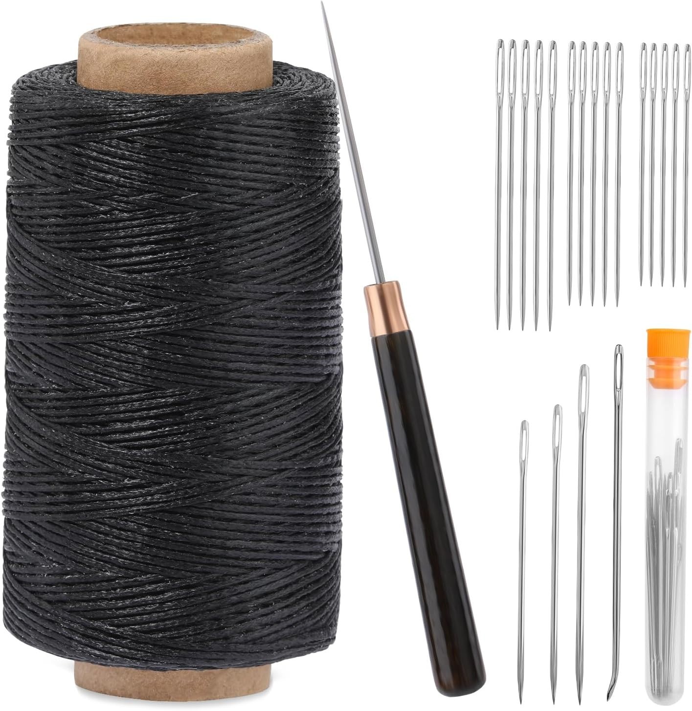 Springfield Leather Heavy Duty Waxed 1mm Thick Hand Sewing Rhino Thread