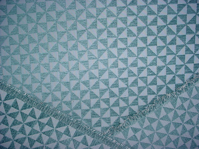 13-5/8Y Lee Jofa 2008129 Tango Aqua Blue Geometric Chenille Upholstery Fabric