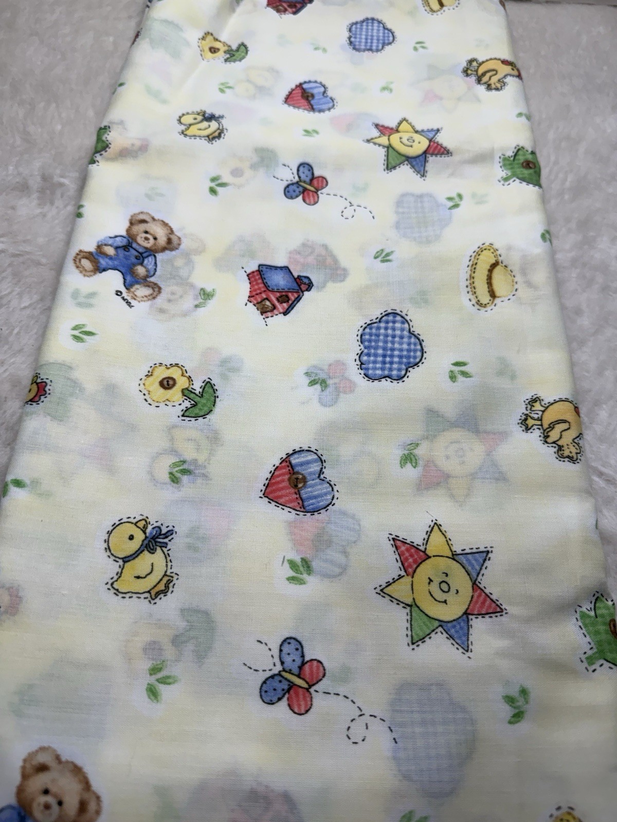 Vintage/ Modern Fabrics Over 10 Yards Sewn Blocks Quilting Crafts Scrap Pieces