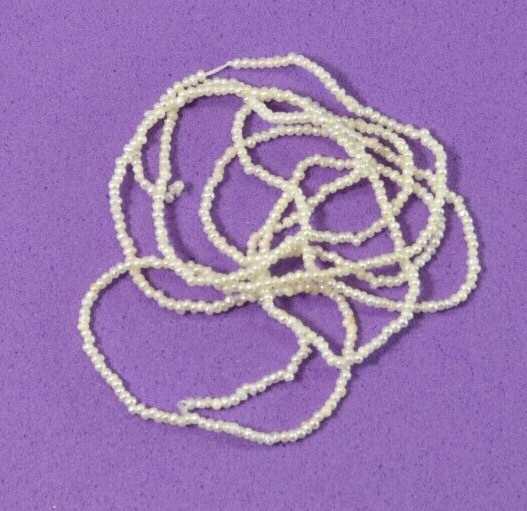 Natural Saltwater Seed Pearl Strand 1 -1.25 mm Aprox. 425 pearls per strand
