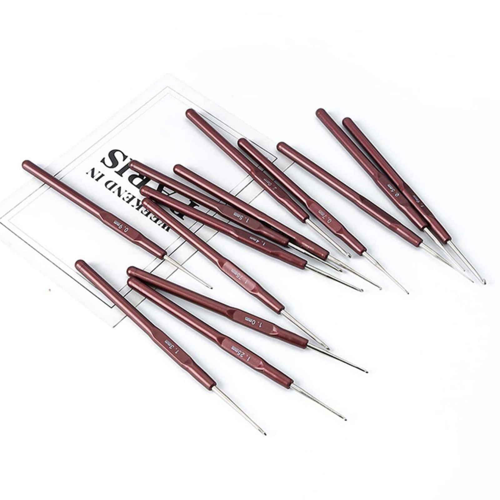 4Pcs Crochet Hooks Set Multi Size Ergonomic Handle Knitting Sewing DIY Craft Kit