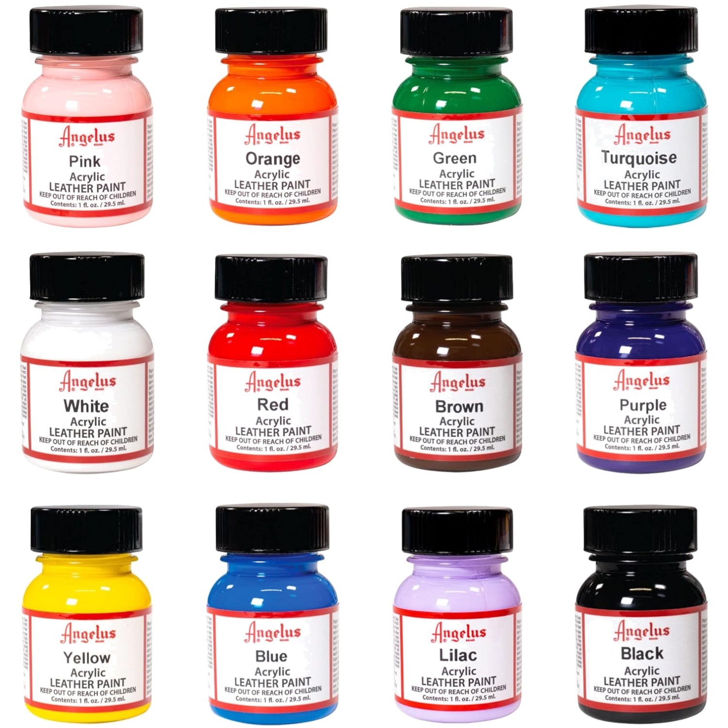 Paint for Shoes, Sneakers, Leather – 12 Colors