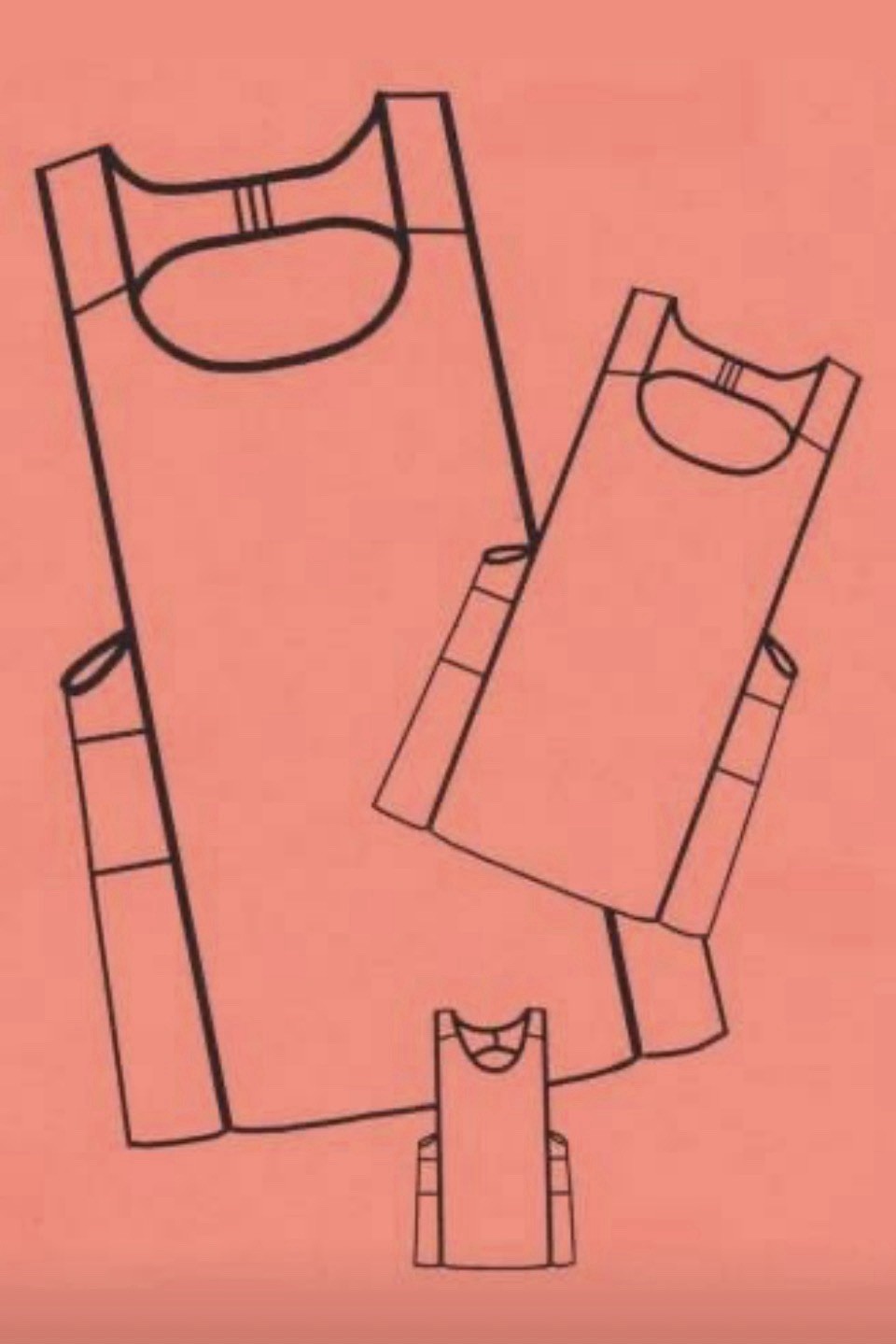 VTG New Old Stock 1941 Apron Calico Cat Design Sewing Pattern Adult Child Doll