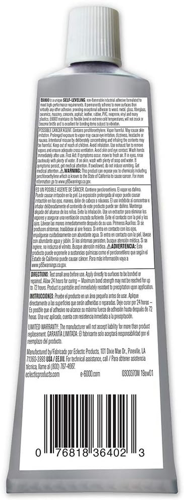 Industrial Strength Adhesive – High Viscosity (3.7 oz)