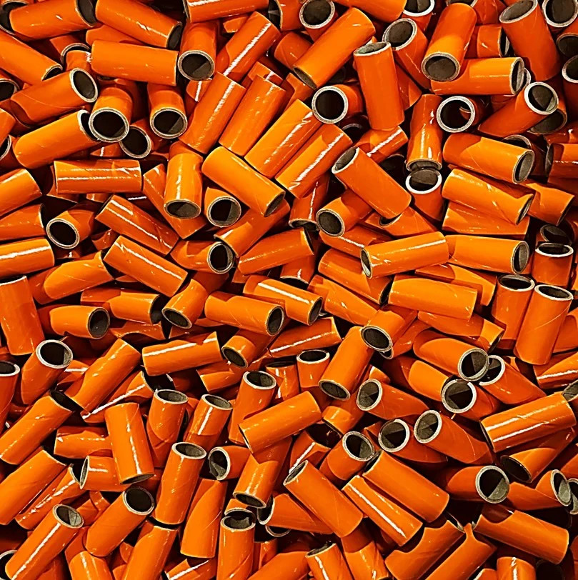 50 Fireworks Orange Kraft Tube Firecrackers 3/4″ x 2 1/8″ x 0.095″