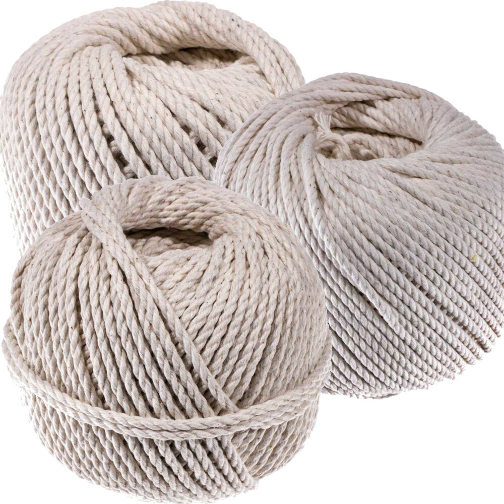 100% All-Natural Cotton Macrame Cord – Mason Twine – Many Size & Length Options
