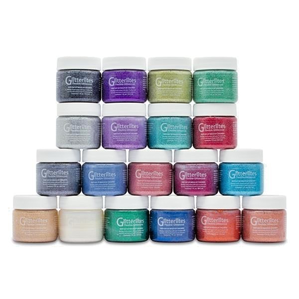 Angelus Brand Glitterlites Glitter Acrylic Sneaker Paint 1 Ounce Bottle