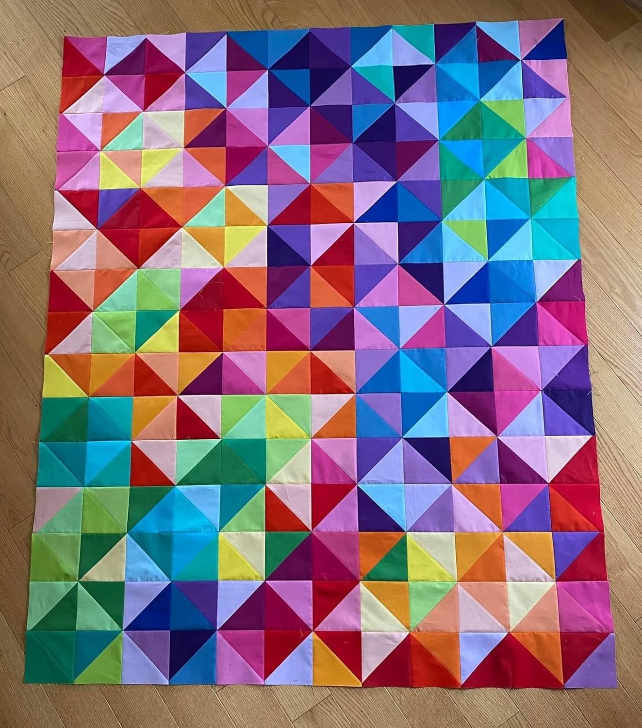 200 PCS 4″x4″ Solid Color Cotton Fabric Squares – Perfect for Quilting & Crafts