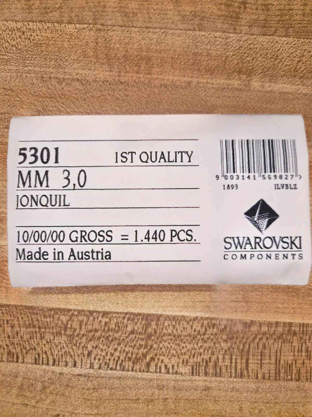 Swarovski 3mm Crystal Bicone 5301/5328 Beads Factory Pack 1440 pcs