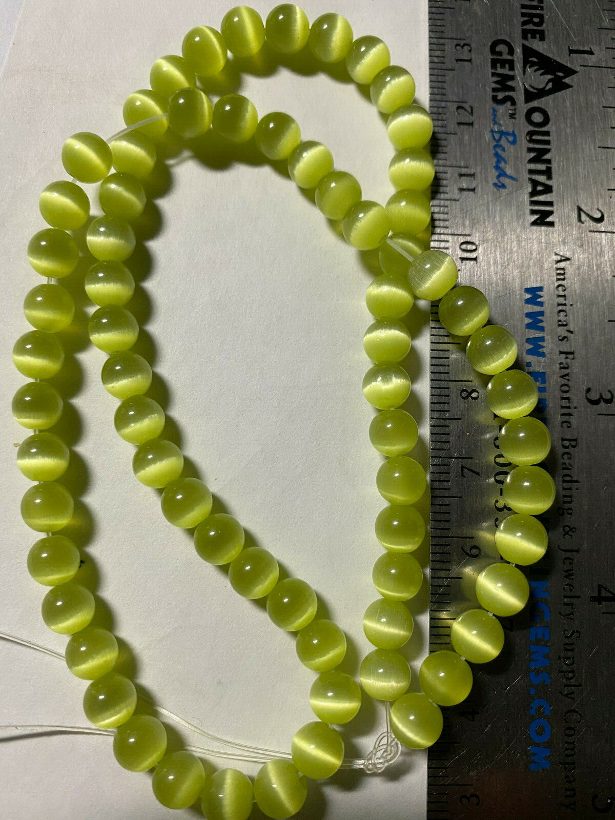 Fiber Optic Cats Eye Beads ****U PICK*** Fiber Optic Cats Eye Beads