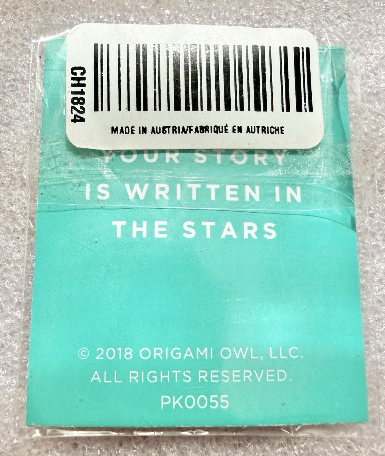 New In Package SWAROVSKI Origami Owl Aurora Borealis Crystal 10 Pack