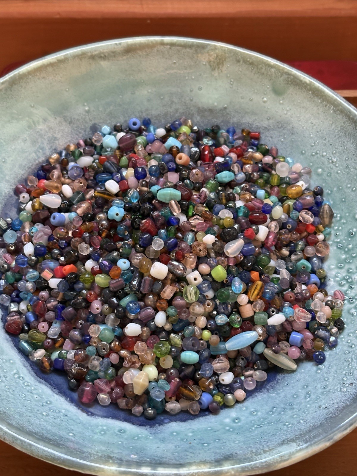 Glass Spacer Beads Rainbow Mix DIY Crafts & Jewelry Supplies, Boho Art (1+lb.)