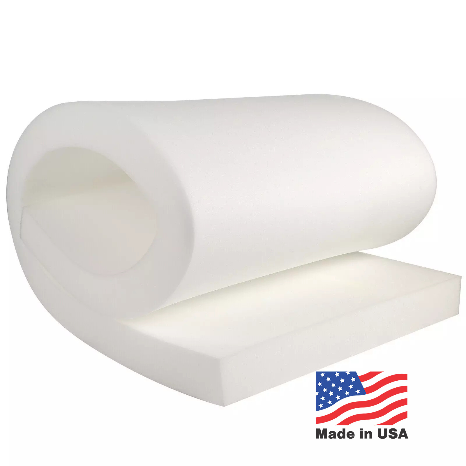 1 in Thickness 24″x48″ High Density Upholstery Foam Sheet Seat Cushion