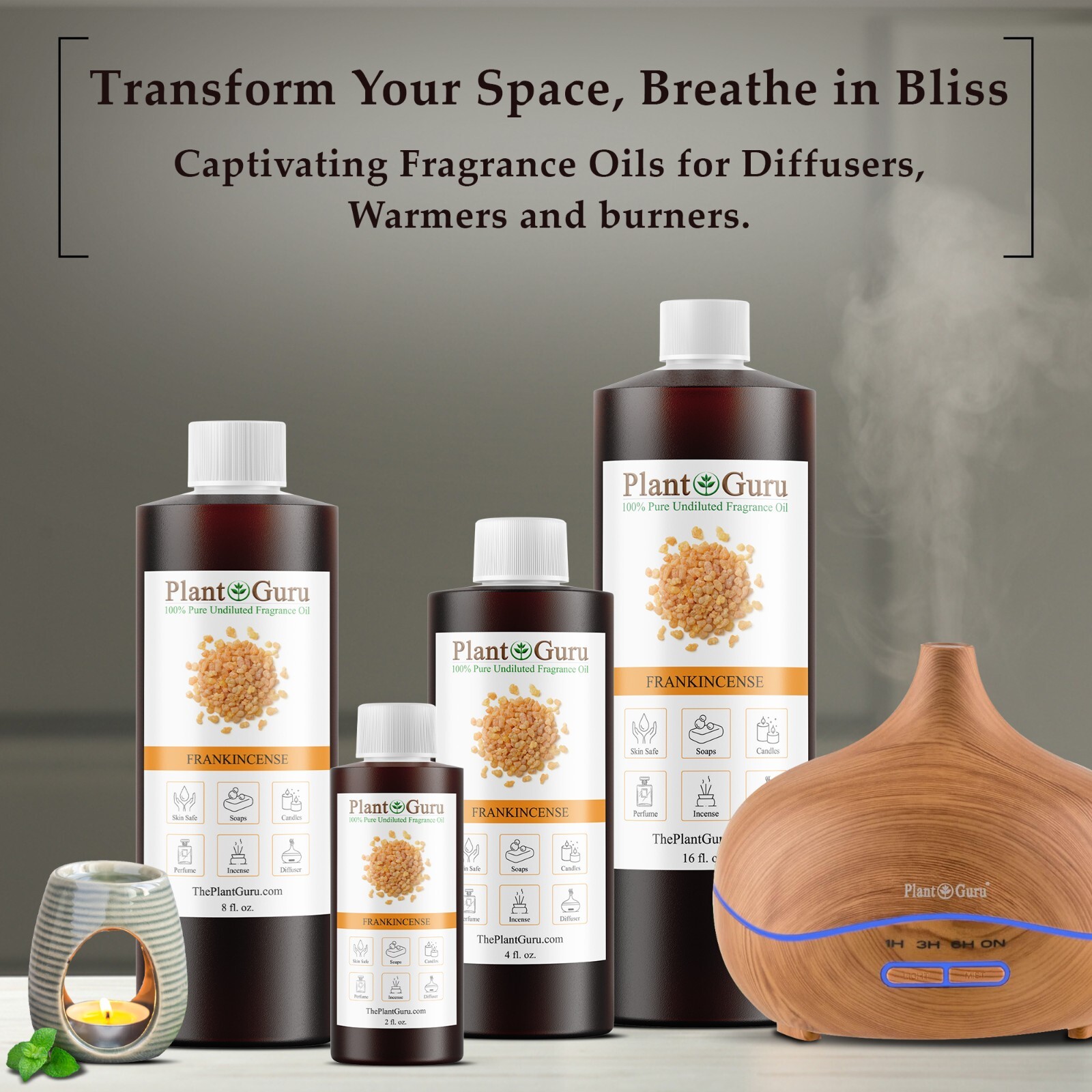 Frankincense Fragrance Oil For Candle, Soap Making, Diffuser and Burners