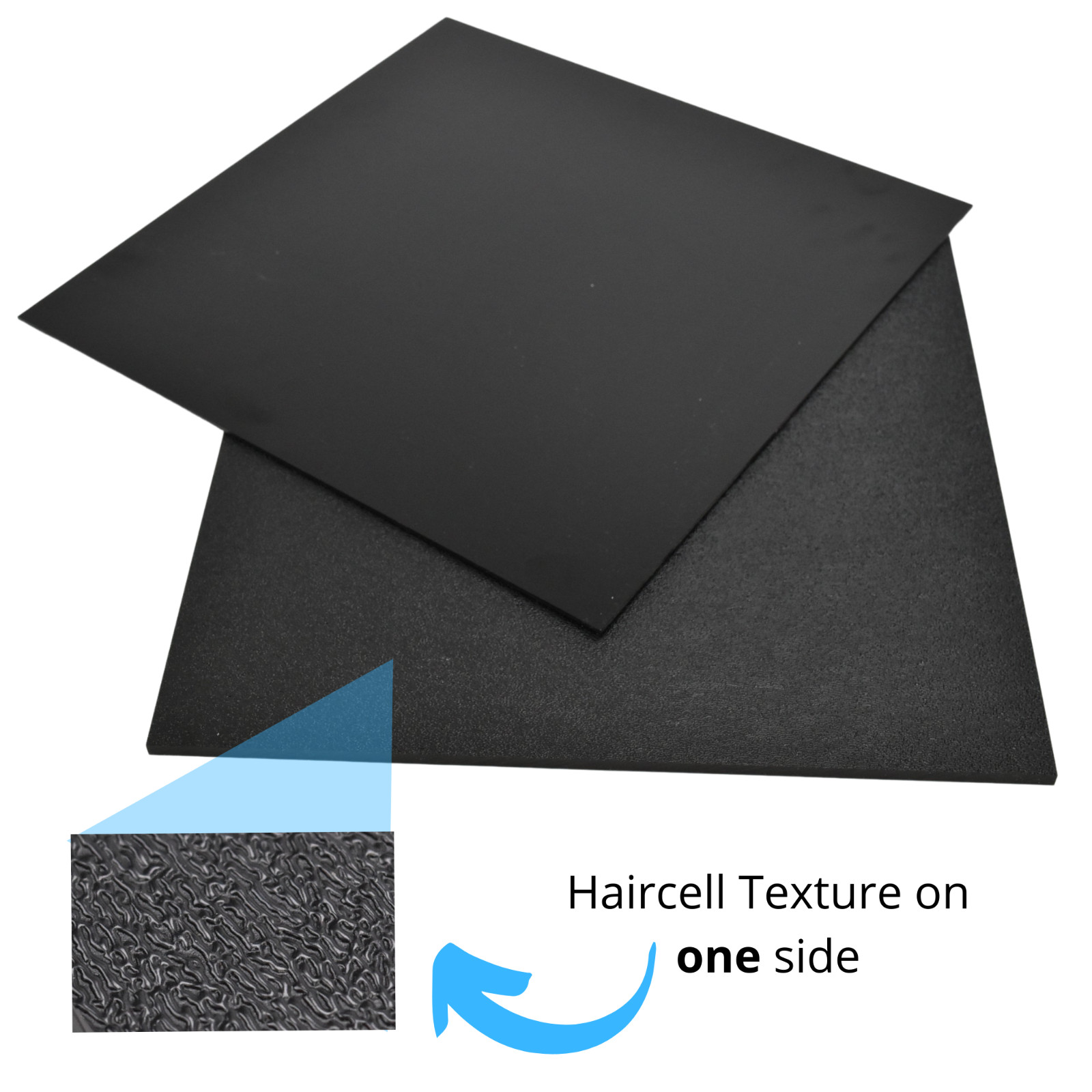 ABS (Haircell Texture) Plastic Sheet, Choose Size, Color, Thickness 1/16″ – 1/4″