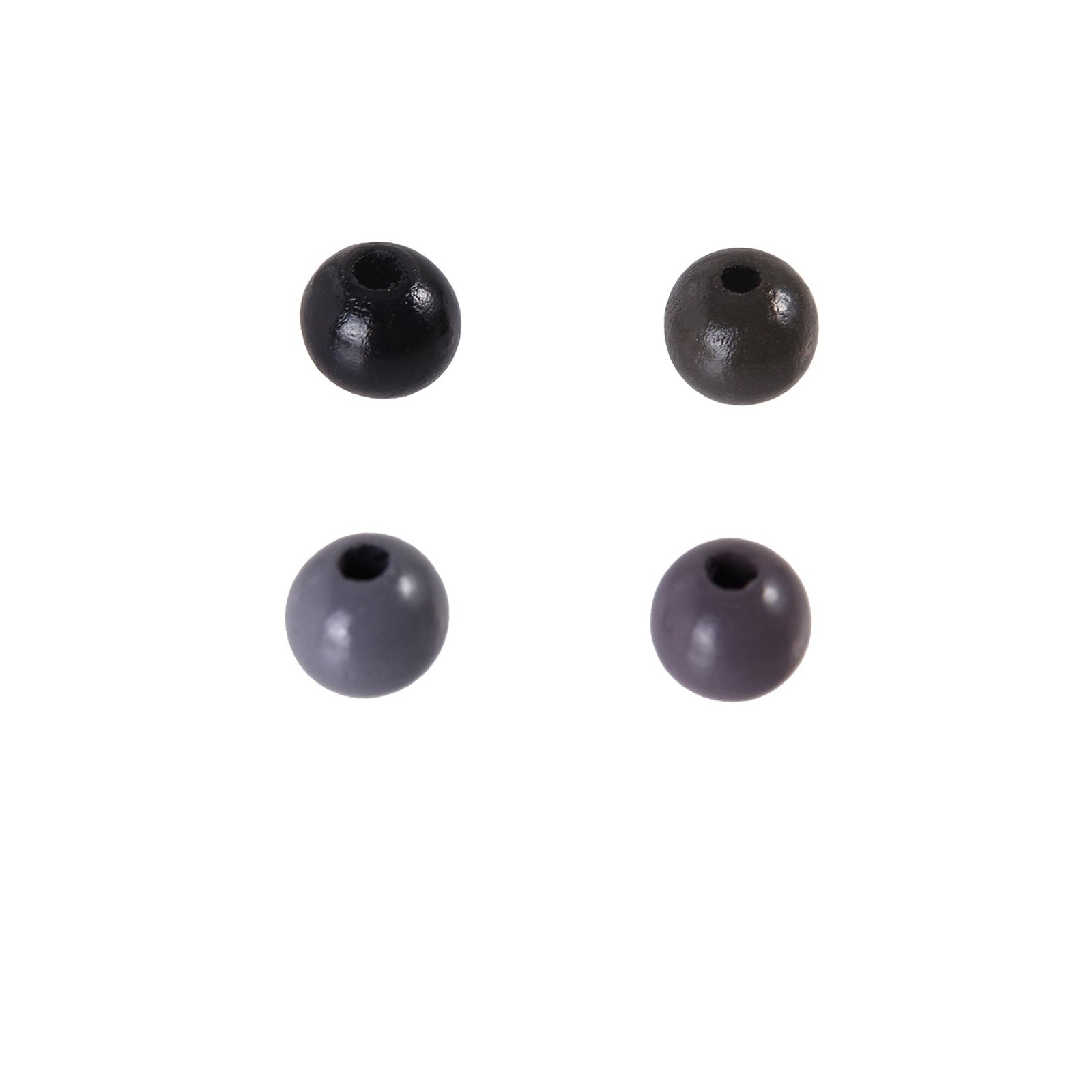 400PCS 12mm 20 Colors Colorful Round Wooden Beads Medium, Mixed color