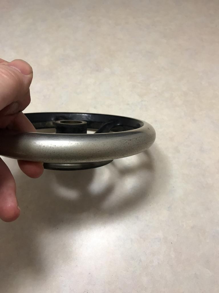 Genuine Singer Sewing Machine Chrome Handwheel – 27, 66 Red Eye, 127 – FREE S/H