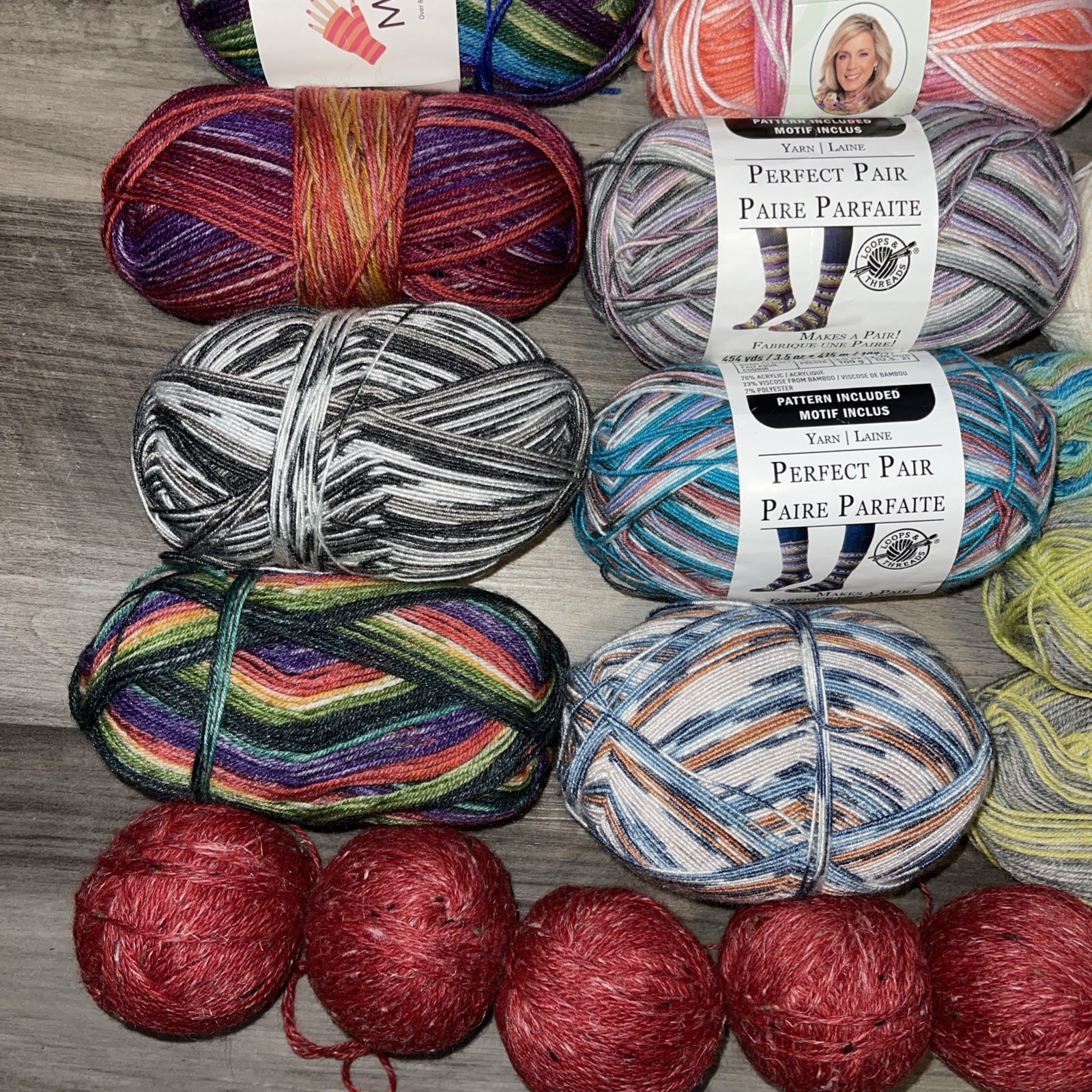 Yarns Deborah Norville Serenity-Perfect Pair-Cozy Toes Sock Weight 41-Skeins
