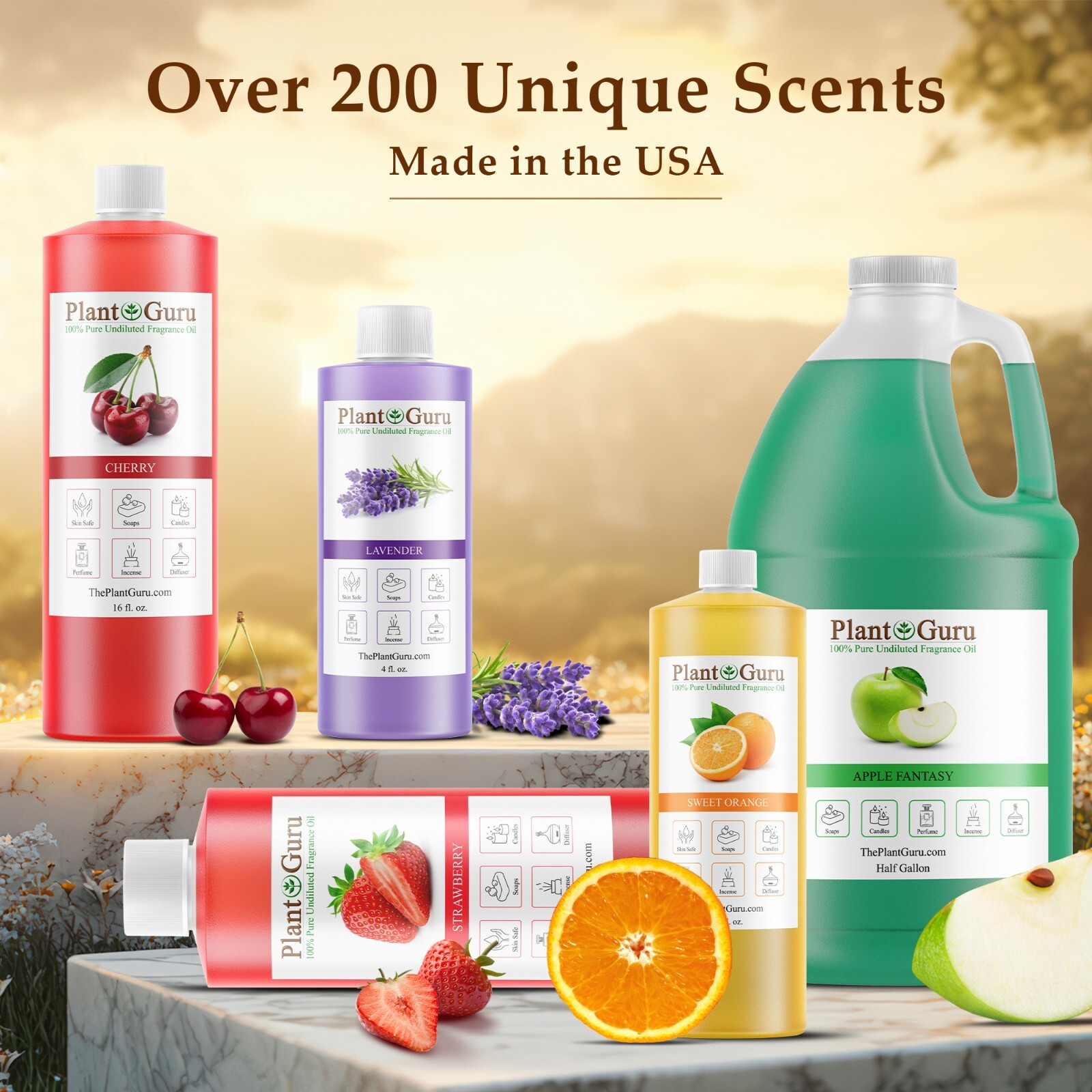 Fragrance Oil 32 oz. Bulk Wholesale For Candle Soap Making Burner Scented Oils