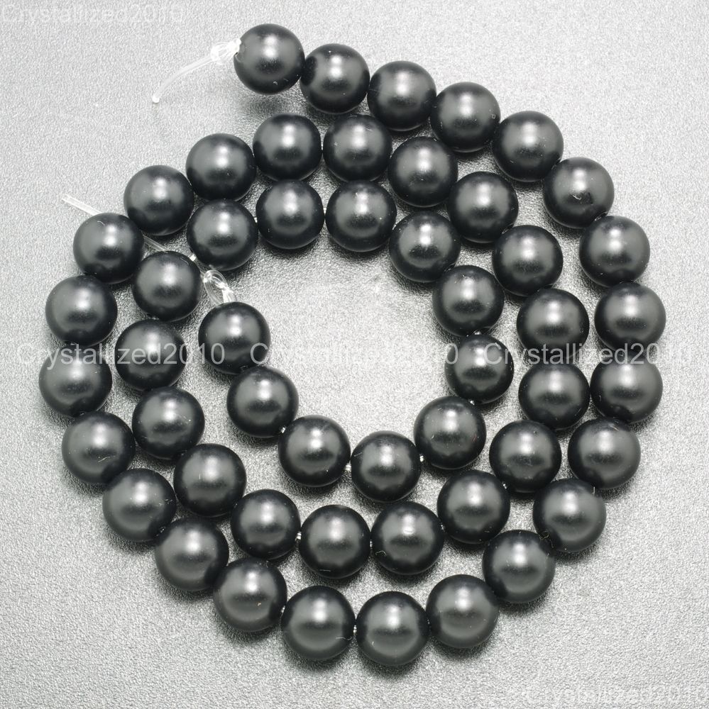 2 Strands Natural Matte Frosted Gemstone Round Loose Beads 4mm 6mm 8mm 10mm 15″