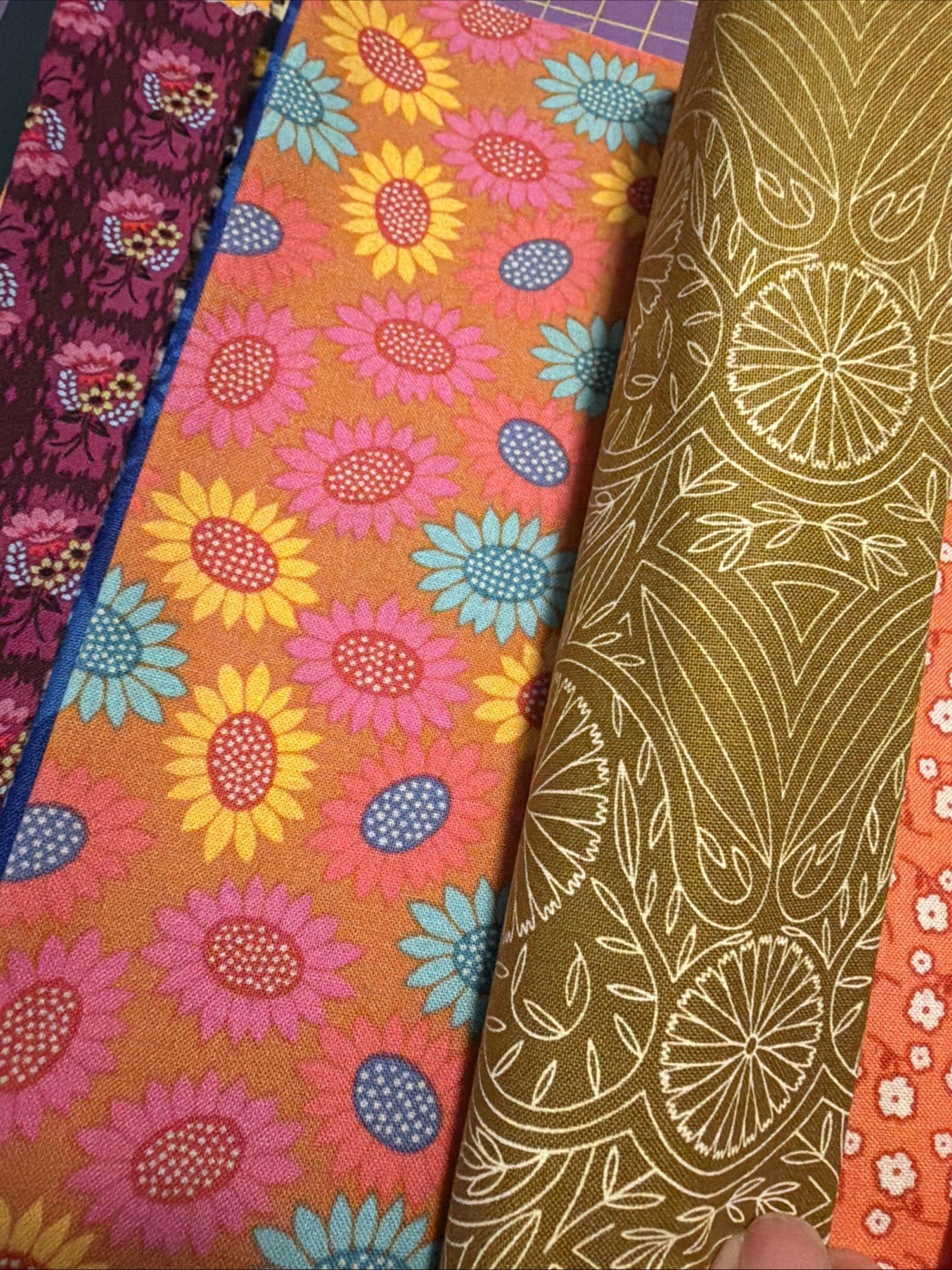60 Pieces Quilt Fabric Measuring 9x 10” Brights Modern 100% Cotton Scrap Bag Lot