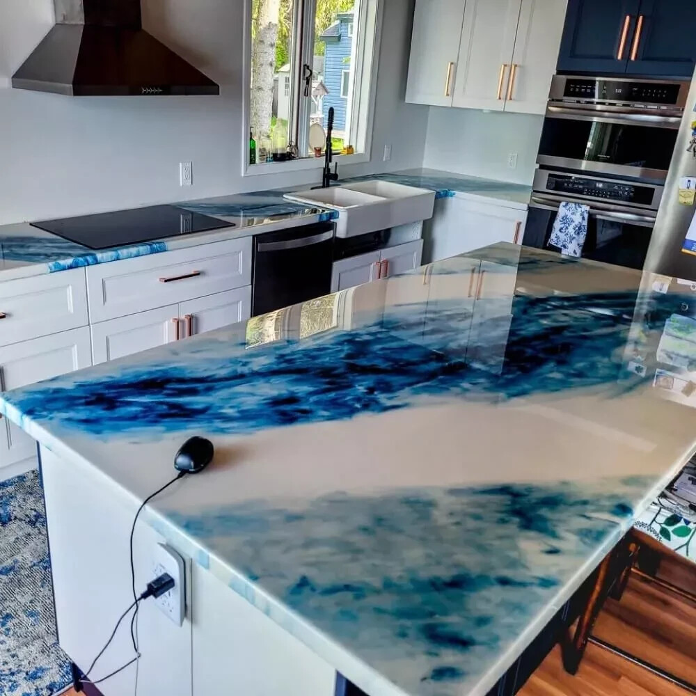 SuperClear Epoxy 3-Gallon Kit – Premium Countertop Resin, Scratch-Resistant, DIY