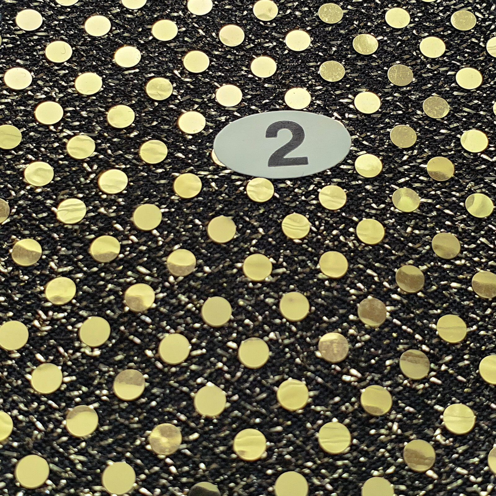 3mm Sequin sparkle Fabric One Way Natural Stretch Jersey American Metallic Trans
