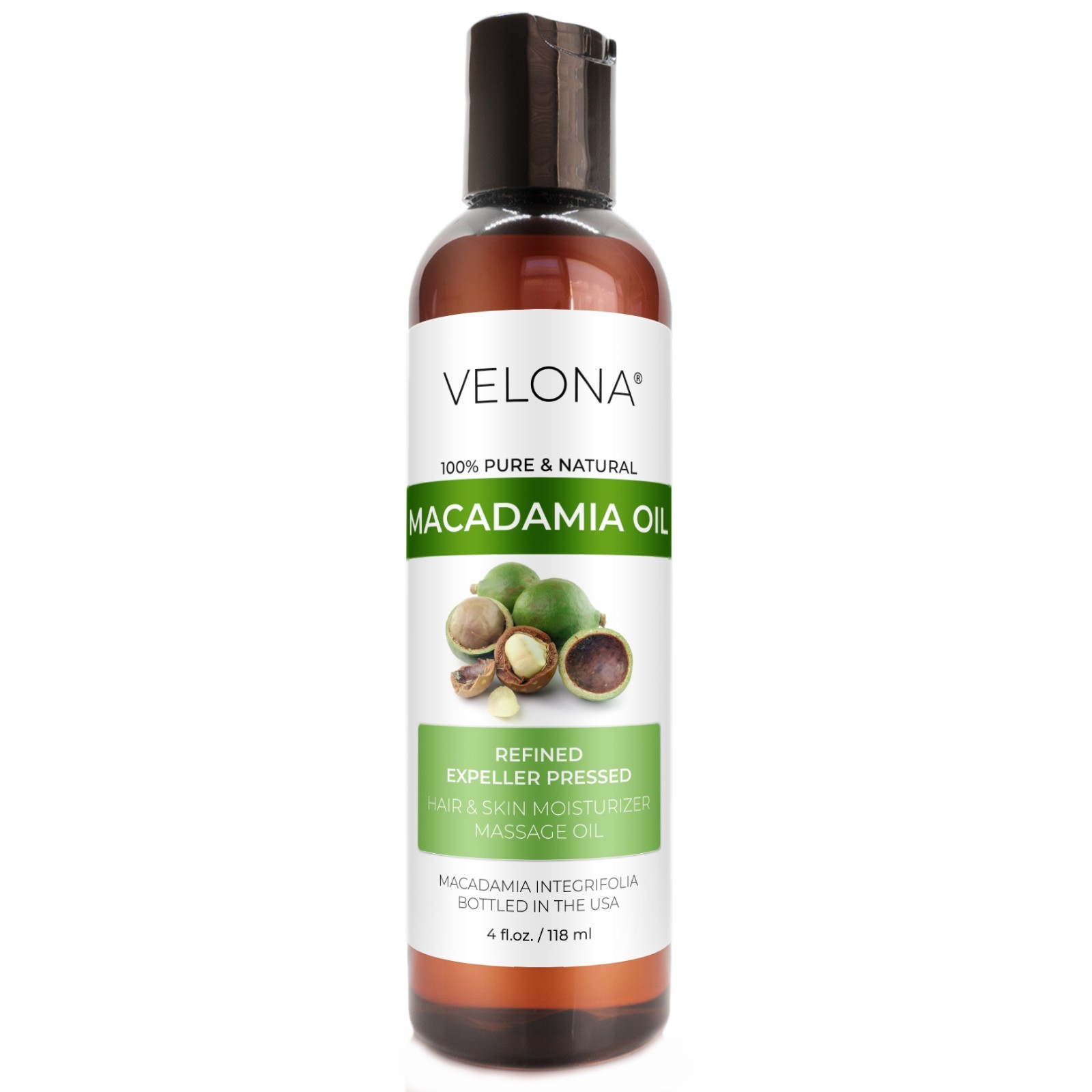 Macadamia Nut Oil By Velona 2oz-7lb Refined Expeller pressed Skin Hair Body Face