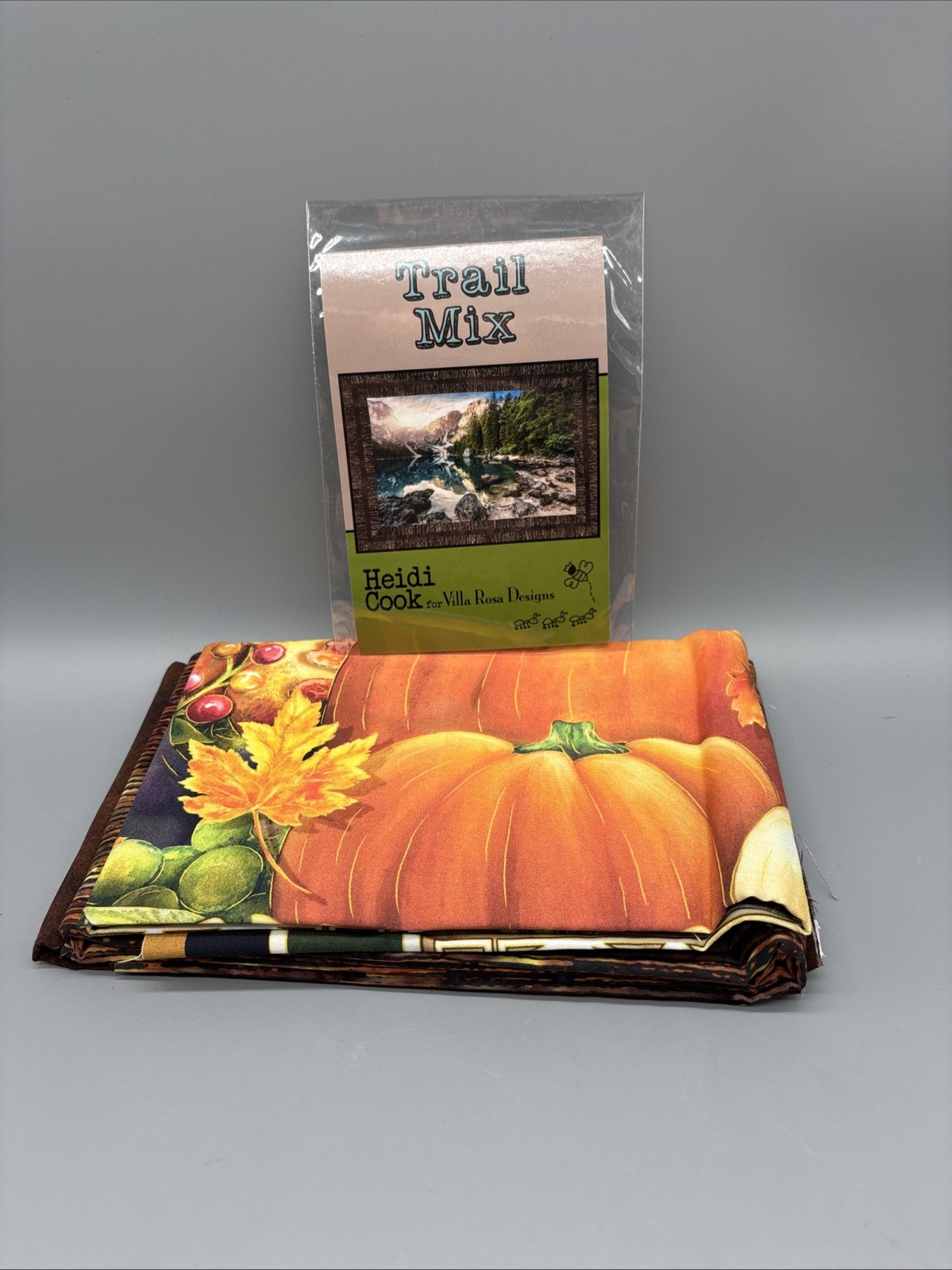 Villa Rosa Designs Quilt Kit 54” X 35”-47” Pumpkins Halloween Fall