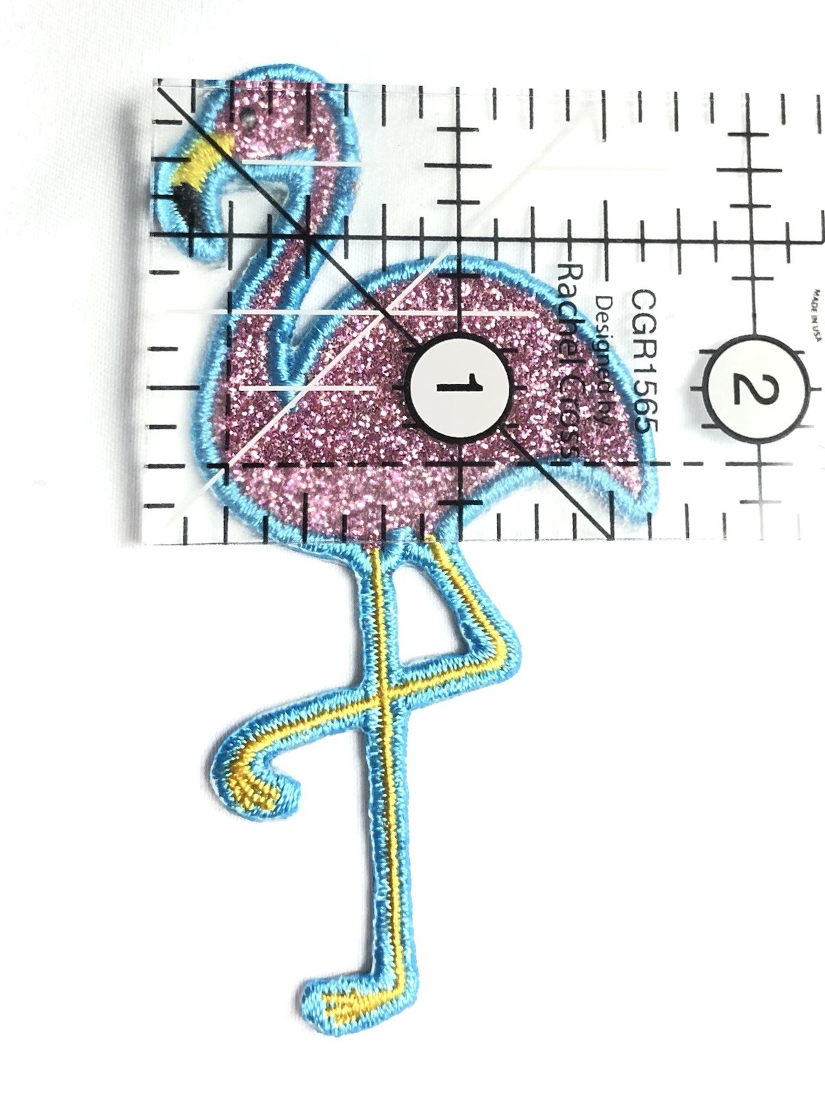 100 PACK Retro Pop Cool Little Things Flamingo Patch Sew or Stick Embroidered
