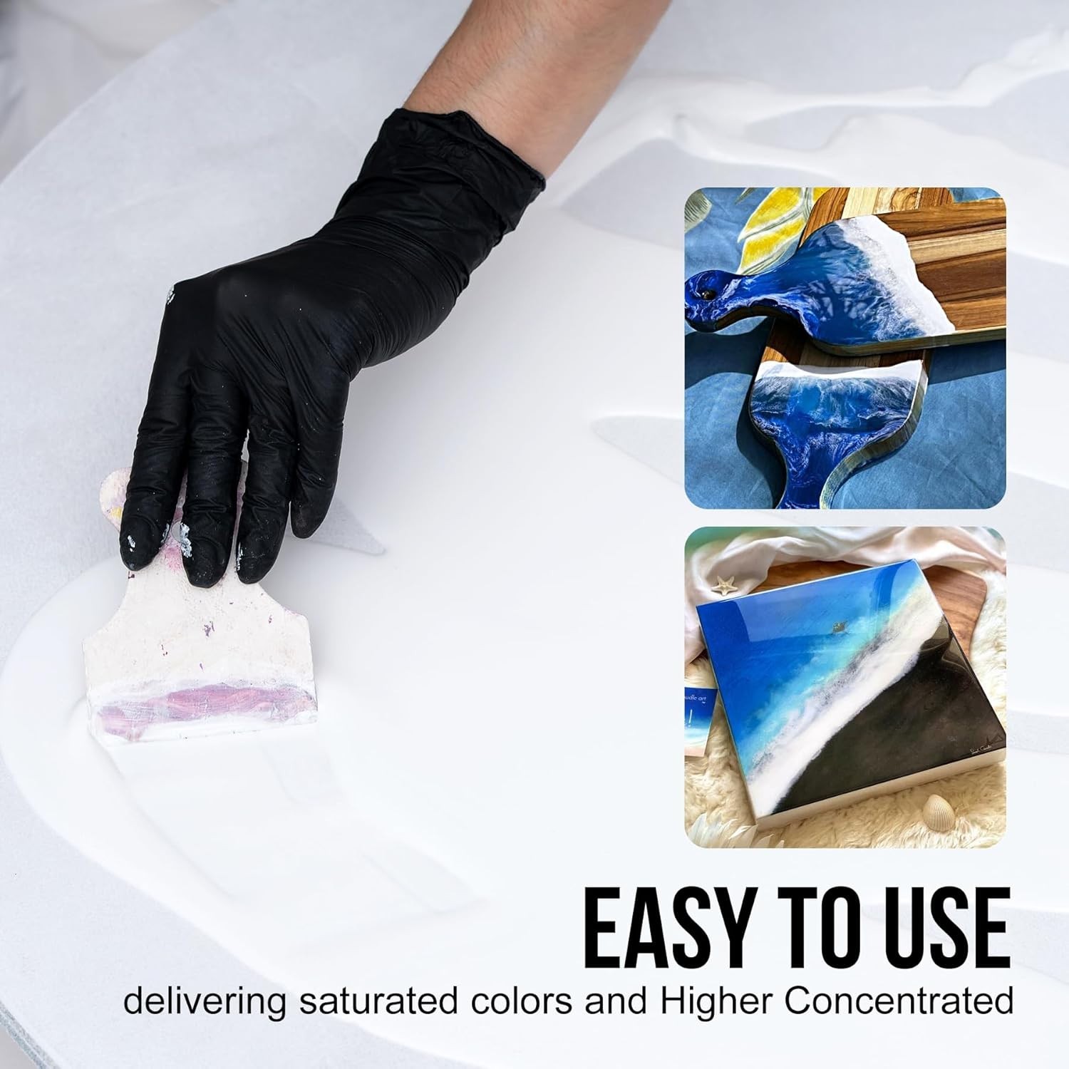 White Epoxy Resin Pigment Paste 6oz High Concentrated Resin Color for DIY Art