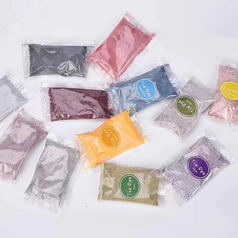 36 Colors Tie Dye Powder Kit for Fabric DIY Rainbow Party Arts & Crafts