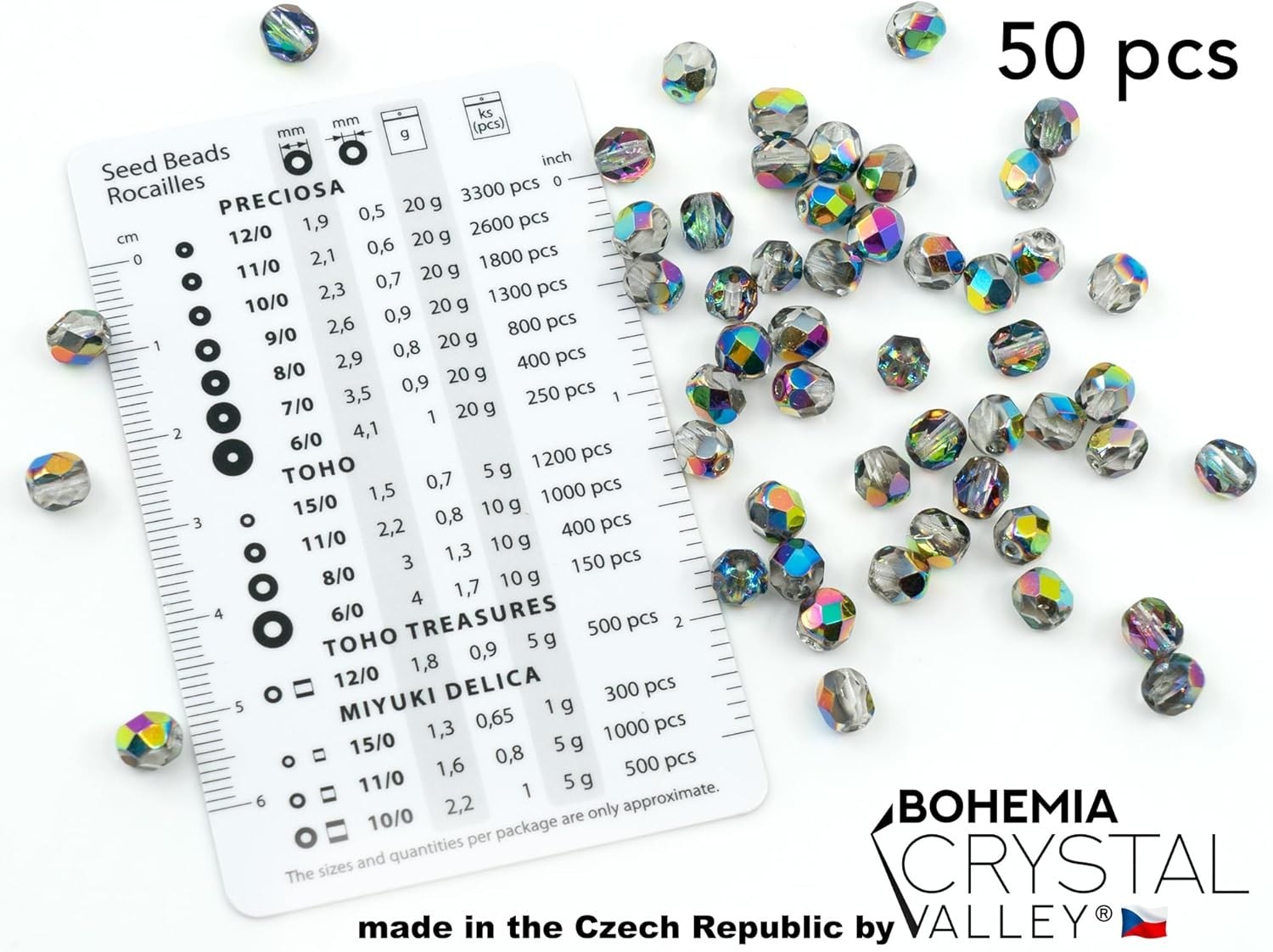 Versatile 275 Pcs Crystal Vitrail Czech Glass Beads – Perfect for Jewelry Design