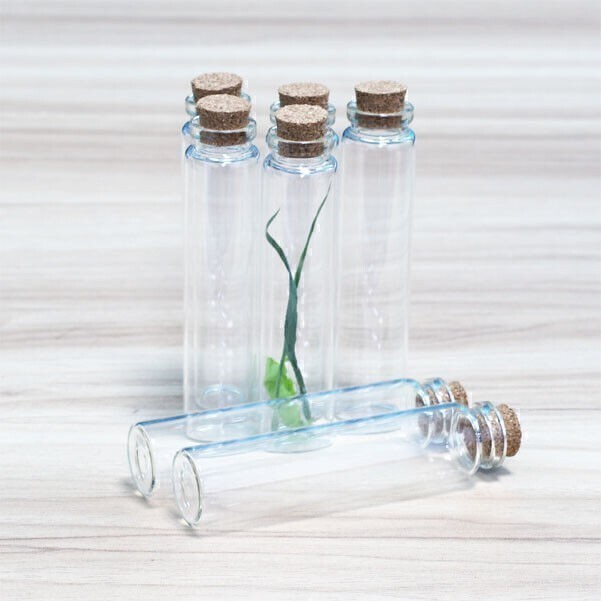30ml Crafts Bottles Glass Empty Cork gift Vials Glass DIY Small Jars Candy