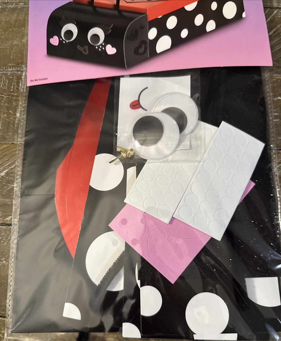 Valentines Crafts Valentines Day Ladybug Box Kit-Brand New-SHIPS N 24 HOURS