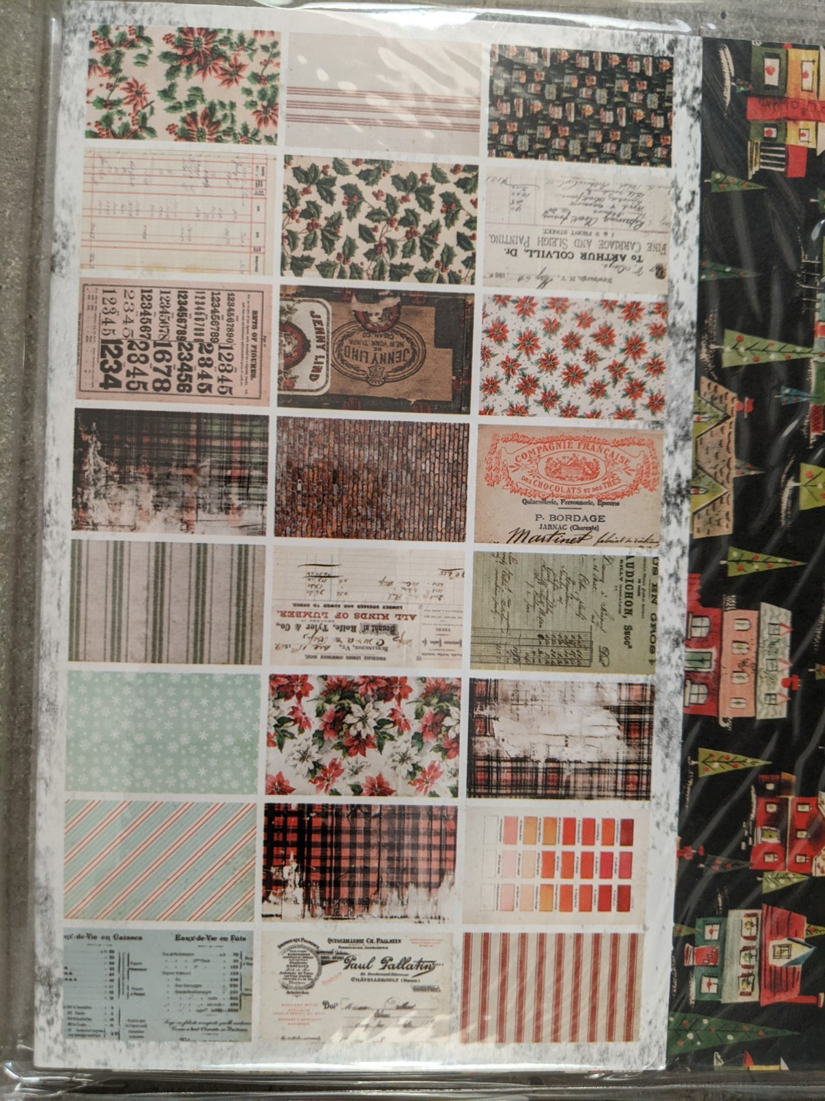 Tim Holtz Idea-Ology CHRISTMAS 2024 Backdrops Scrapbook Paper 2 PACKAGES
