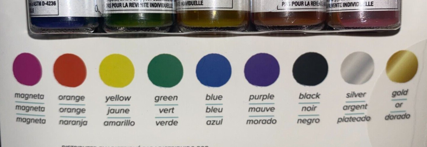 Lot of 2 We R Memory Spin It Alcohol Inks: (1) 8pc & (1) 9pc (0.3fl oz Each)