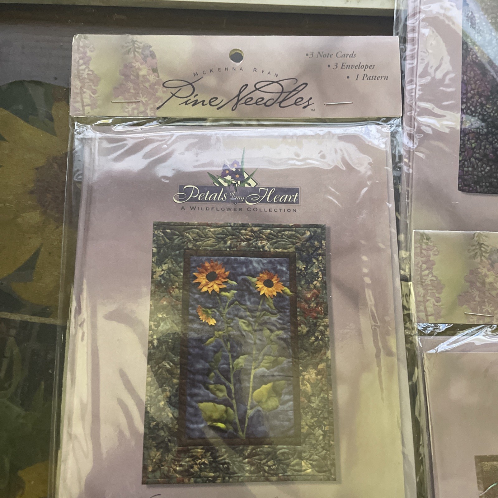 PINE NEEDLES PETALS OF MY HEART LOT QUILT PATTERNS SEALED MCKENNA RYAN