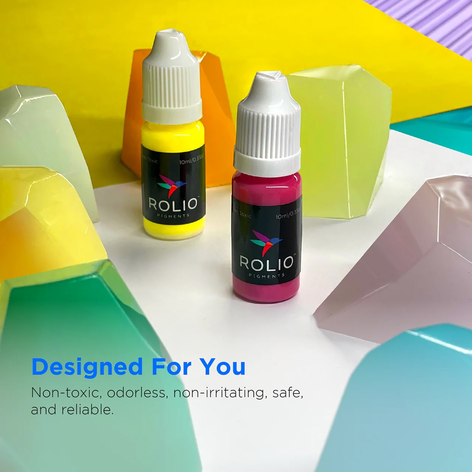 Candle Liquid Pigment Dye – 18 Solid Colors – 0.33 oz/10 ml each