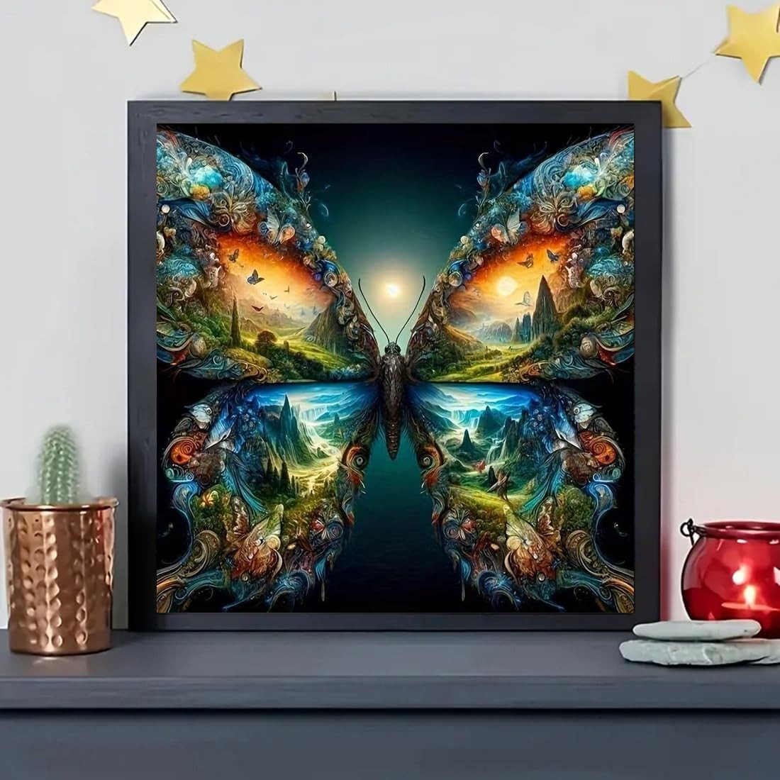 Butterfly Diamond Painting Kits for Adults,5D Landscape Diamond Art Kits,DIY …
