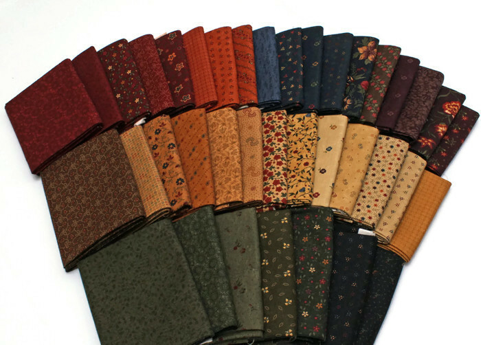 10 Fat Quarters – Kansas Troubles by Moda Calico Floral Flowers Quilting M228.05