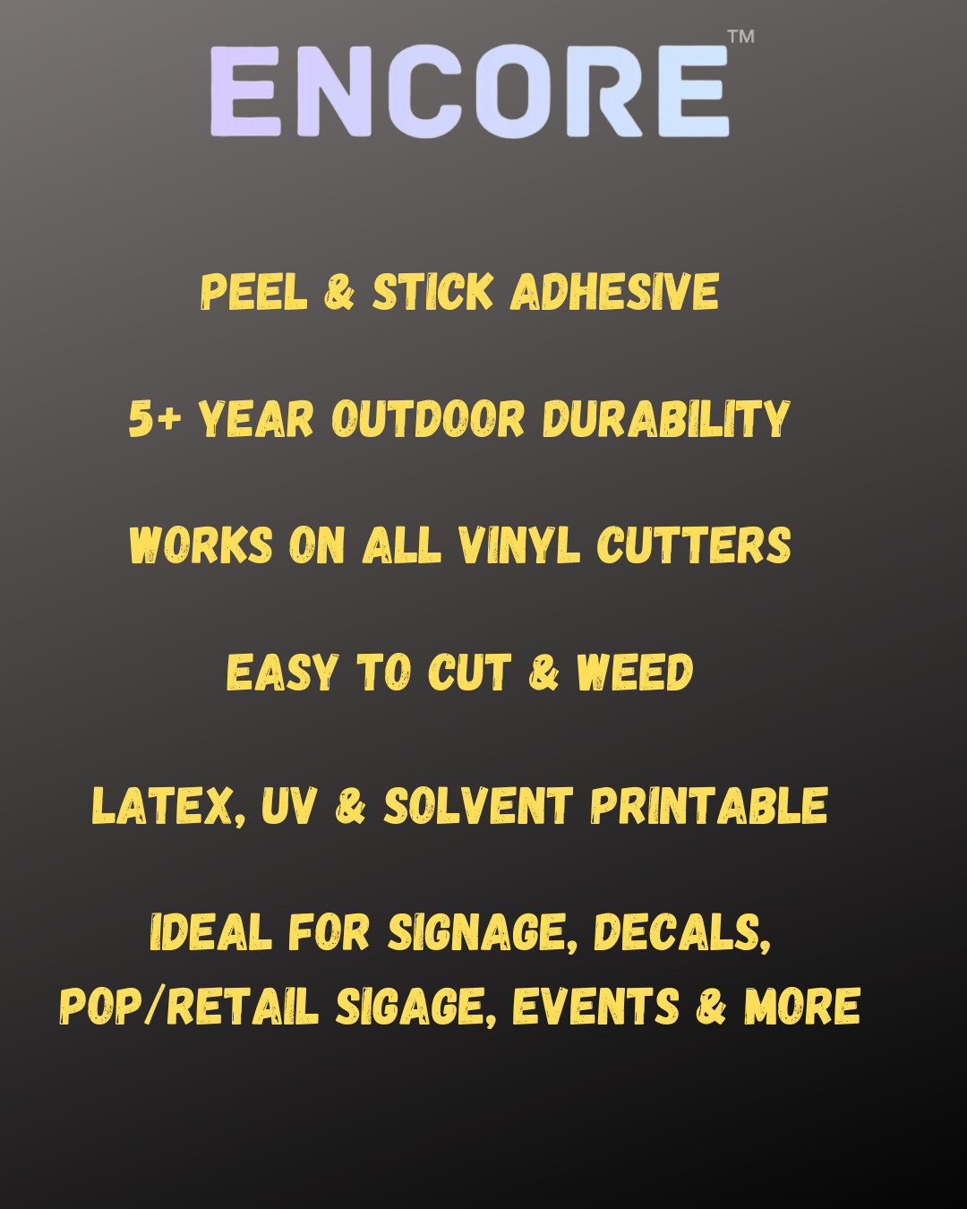 Encore® EFX21 Silver Small Engine Turn Vinyl for Decals/Stickers – MADE IN USA